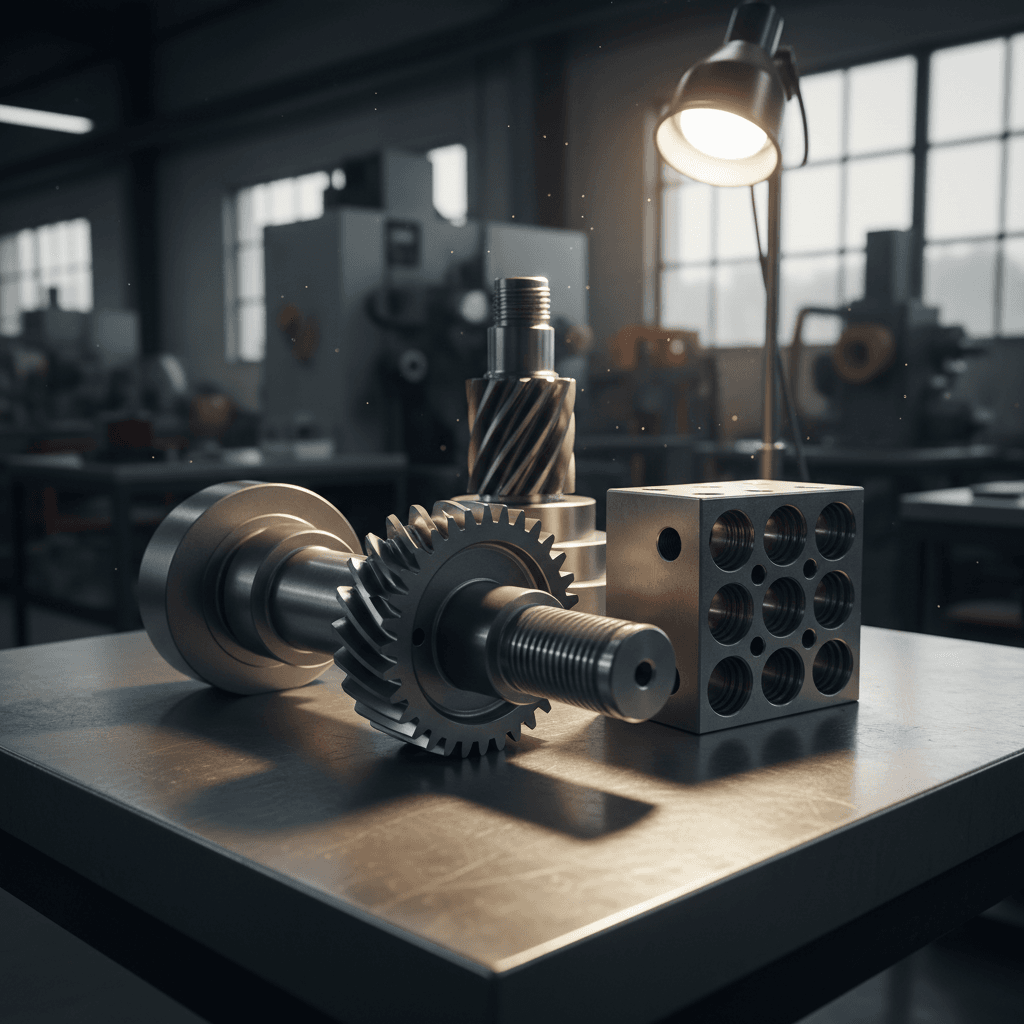 Precision machined metal components